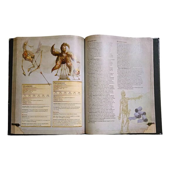 Dungeons & Dragons Monster Manual 5th Edition (2014) Hardcover – RPG Creatures - Picture 5 of 6